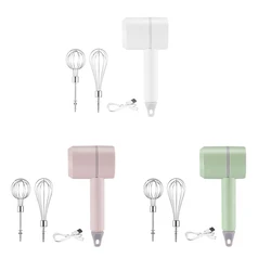 Electric Egg Beater USB Charging Portable Mixer Stirrer Whisk Accessories