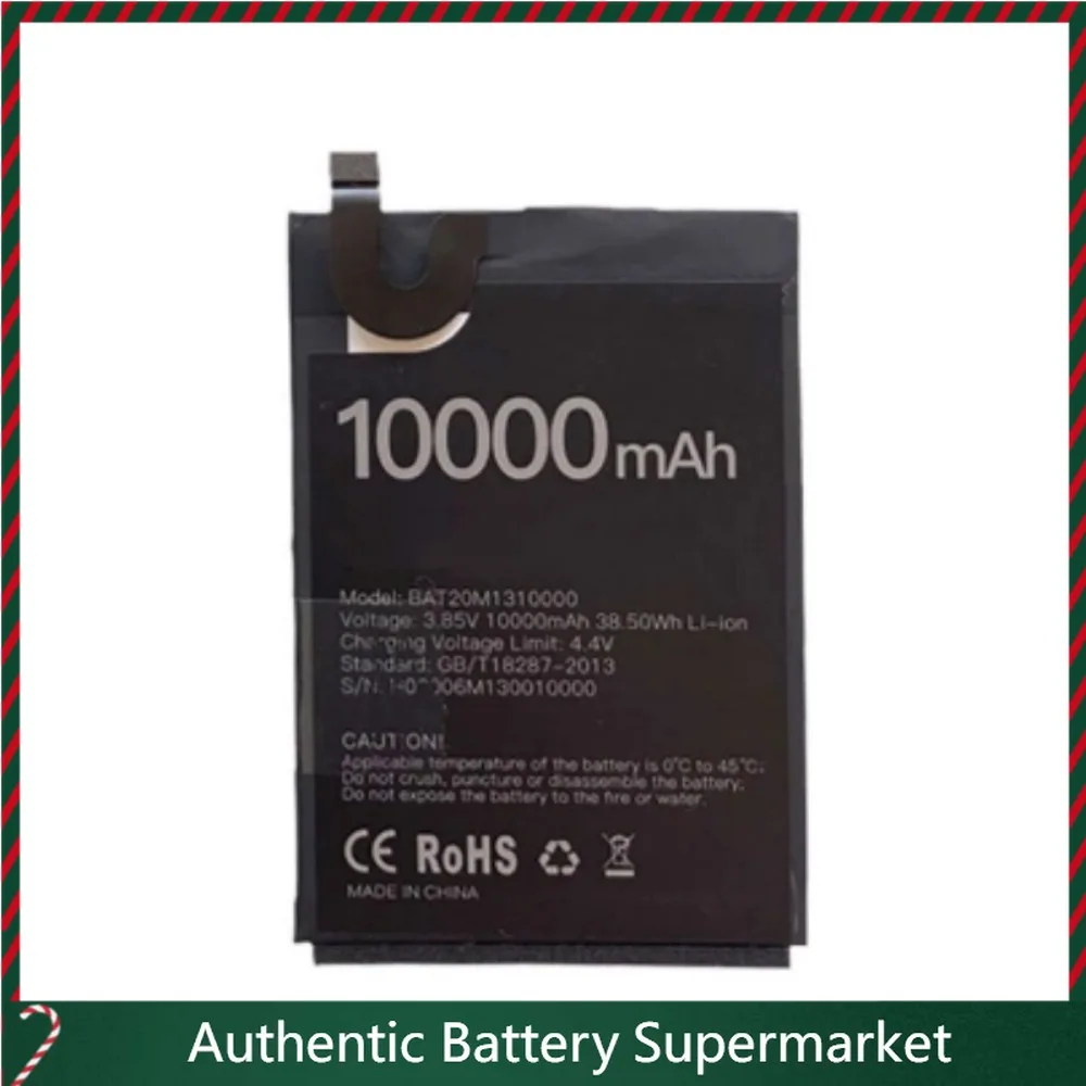 

Высококачественные аккумуляторы 2025 года для Doogee S88 S88 Pro BAT20M1310000, аккумулятор большой емкости для мобильного телефона
