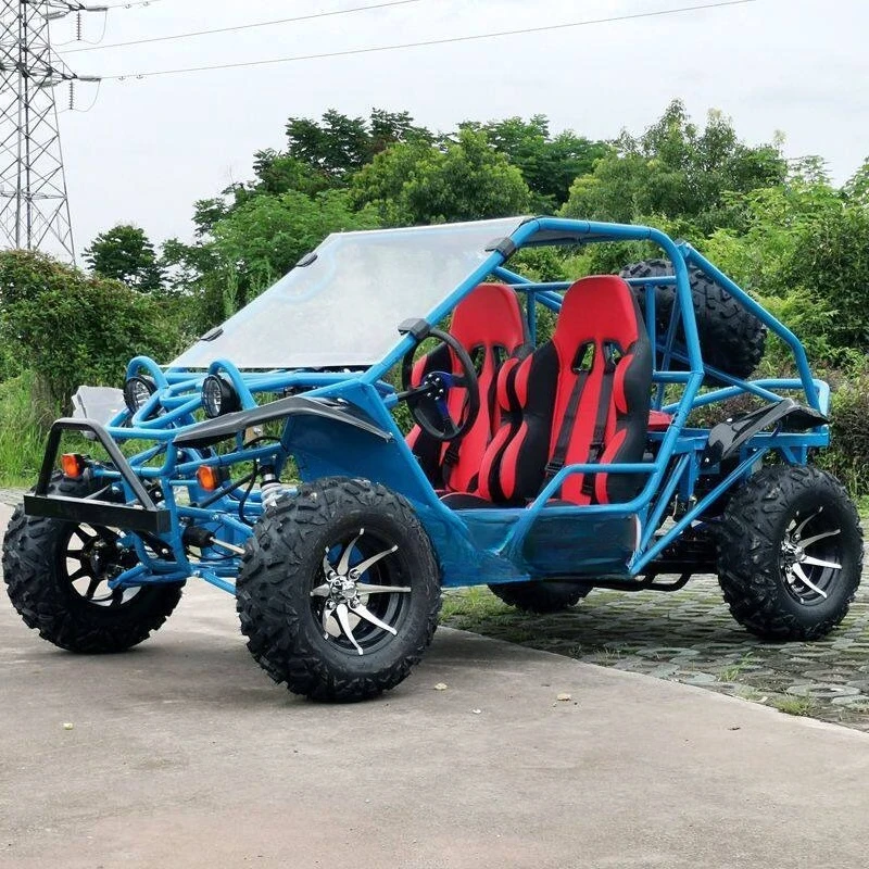 Water-cooled four-wheel off-road all-terrain vehicle adult kart reinforced frame