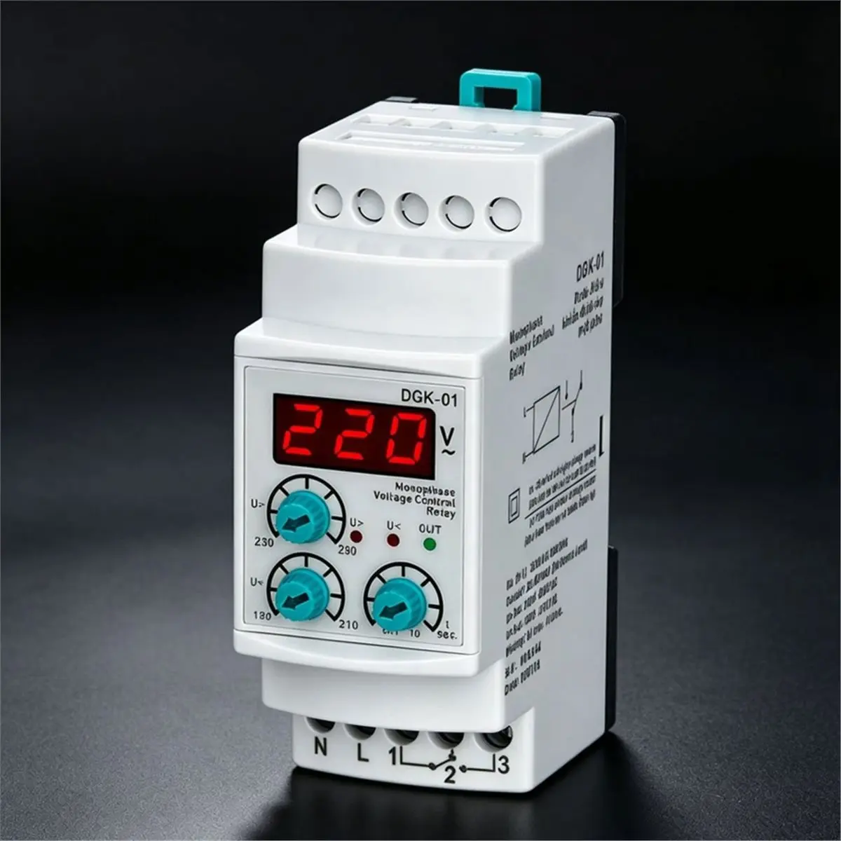 -01 220VAC Digital MonoPhase Overvoltage & Undervoltage Protection Relay