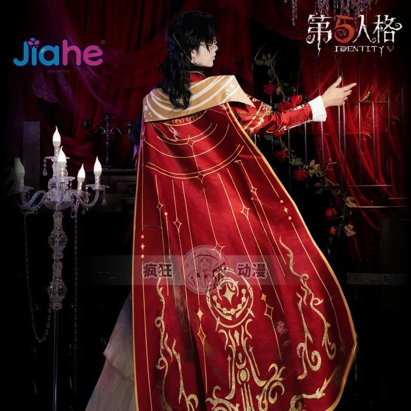 Disfraz de Cosplay de The Wax Artist Phillip Game Identity V para adultos, nueva moda para fiesta de Halloween, conjunto de accesorios de uniforme para hombres y mujeres