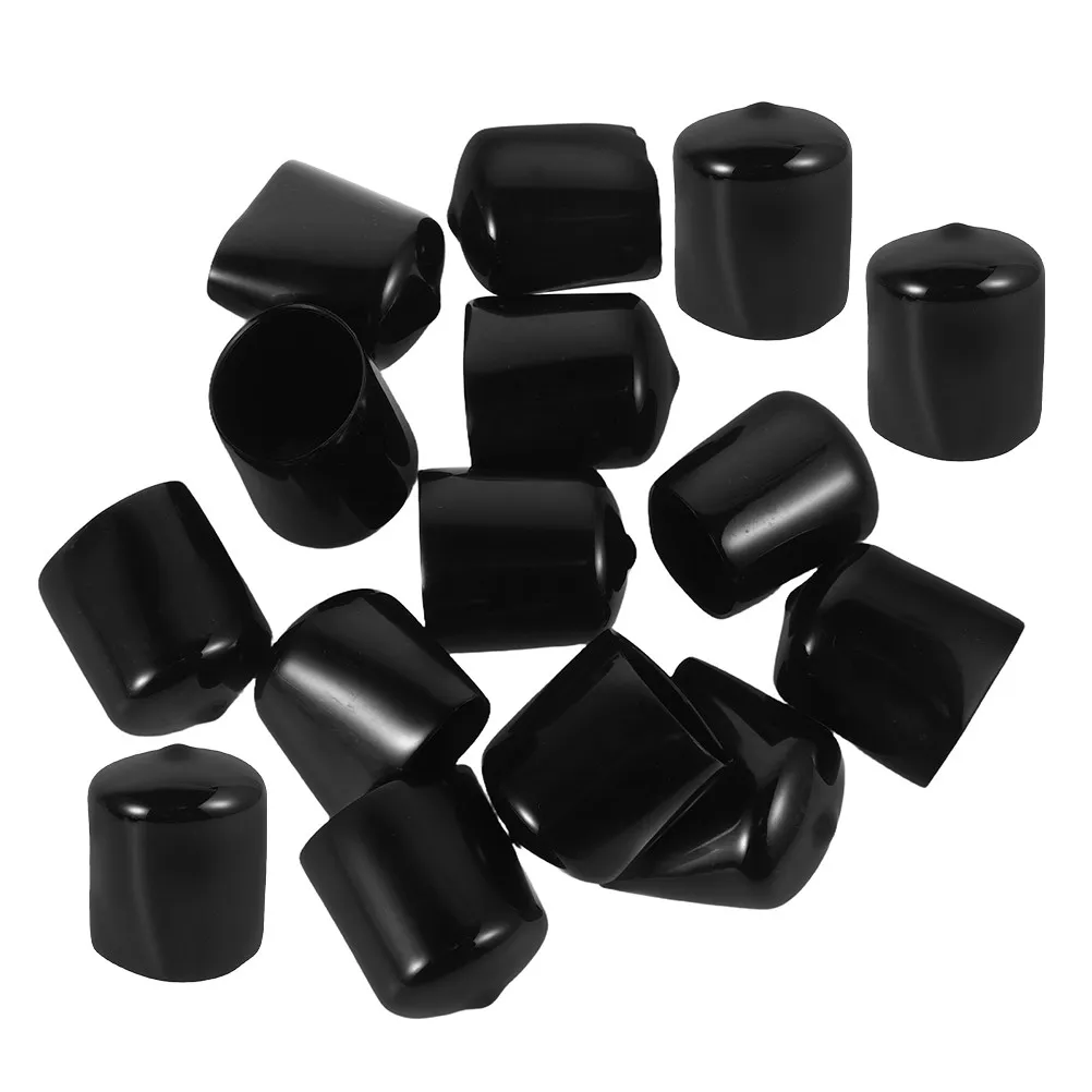 100pcs PVC Screw End Caps Round Thread Protective Sleeves for Bolts Nuts Plastic Cap Covers view 3
