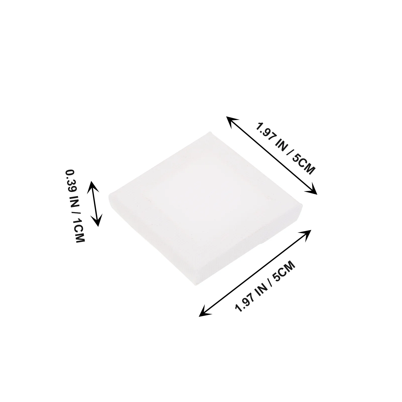 12 Pcs Mini Canvas Frame with Drawing Supplies Painting Board Versatile Stretching White Blank DIY Boards Child