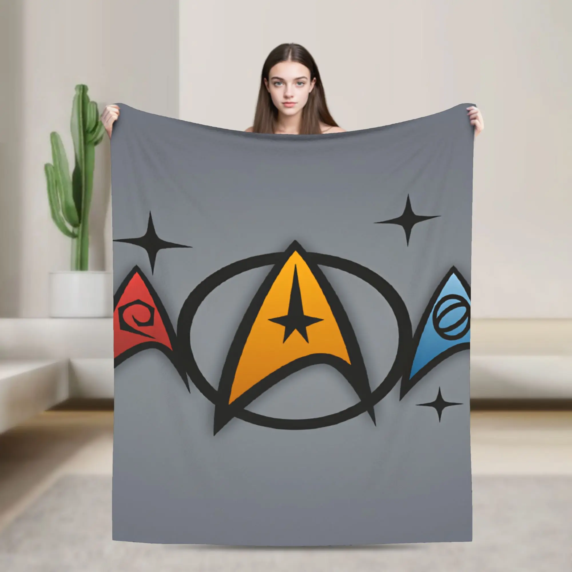 S-Star T-Trek Ship Movie  Blanket Quality Soft Warm  Bedding Throws Spring Decorative Home Decor Print Bedspread
