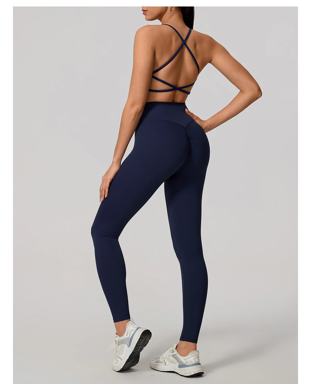 Hearuisavy Sommer Sexy Gym-Top für Damen, Lauf-BH mit Rückenkreuzung, Yoga-BH, Sport-BH, atmungsaktive Push-Up-Unterwäsche, Fitness-Workout-Top – Detail 39