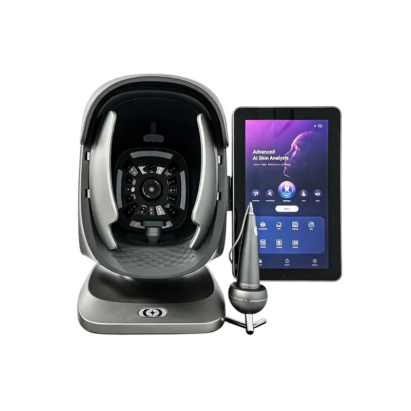 X3 Pro AI 3D Skin & Scalp Analyzer 8 Spectral Layers Face Scanner Multispectral Skin Diagnosis Machine with Tablet for Salon Use