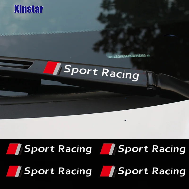 

4Pcs Car Windshield Wiper Sticker For Audi A1 A3 A4 A5 A6 A7 A8 Q3 Q5 Q7 S3 S4 S5 S6 S8 RS3 RS4 RS6 RS7 SQ3 SQ5 SQ7