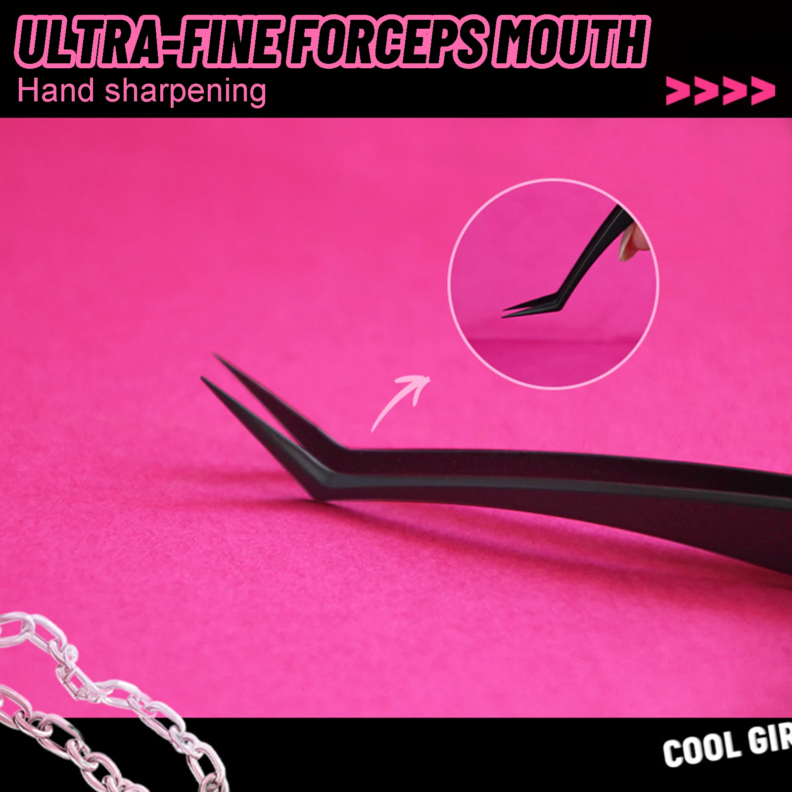 1 pçs y2k pinças de extensão de cílios postiços pinças de cílios antiaderentes ferramentas de maquiagem para mulheres