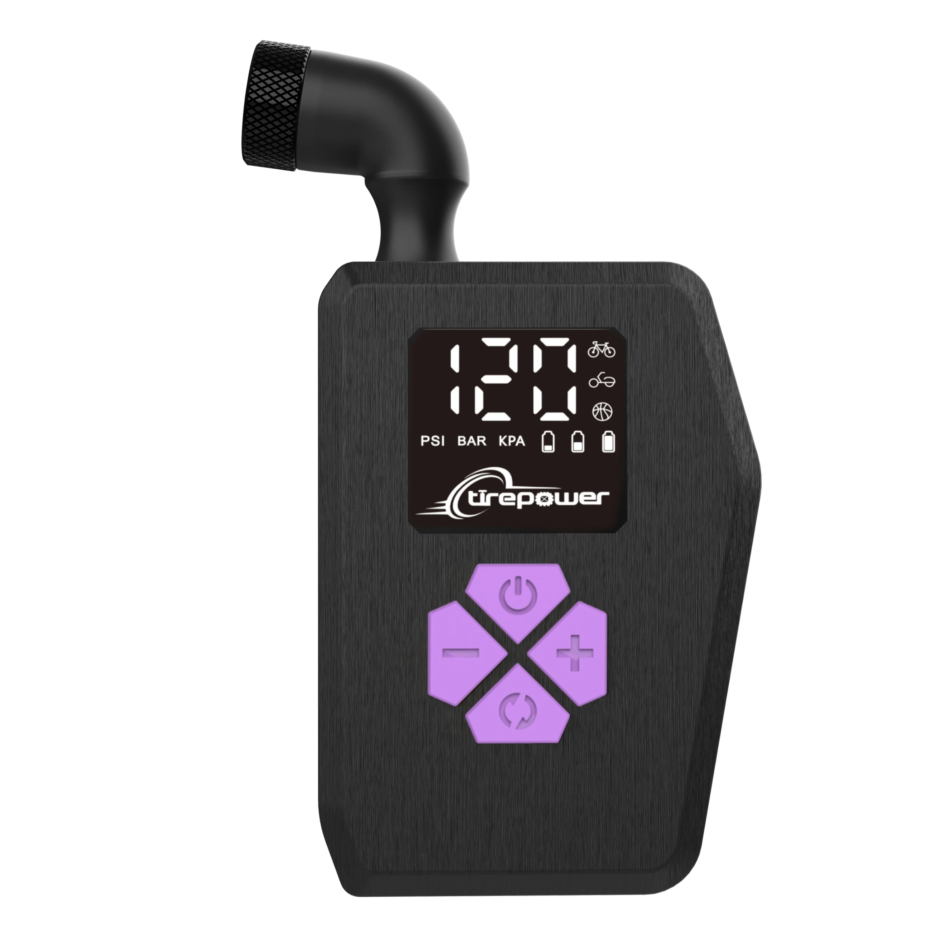 AliExpress MaiSaiOu 120PSI Tiny Pump Rechargeable Electric Bicycle Air Pump Mini Bike Tire Pump Auto Stop with Presta and Schrader Valve