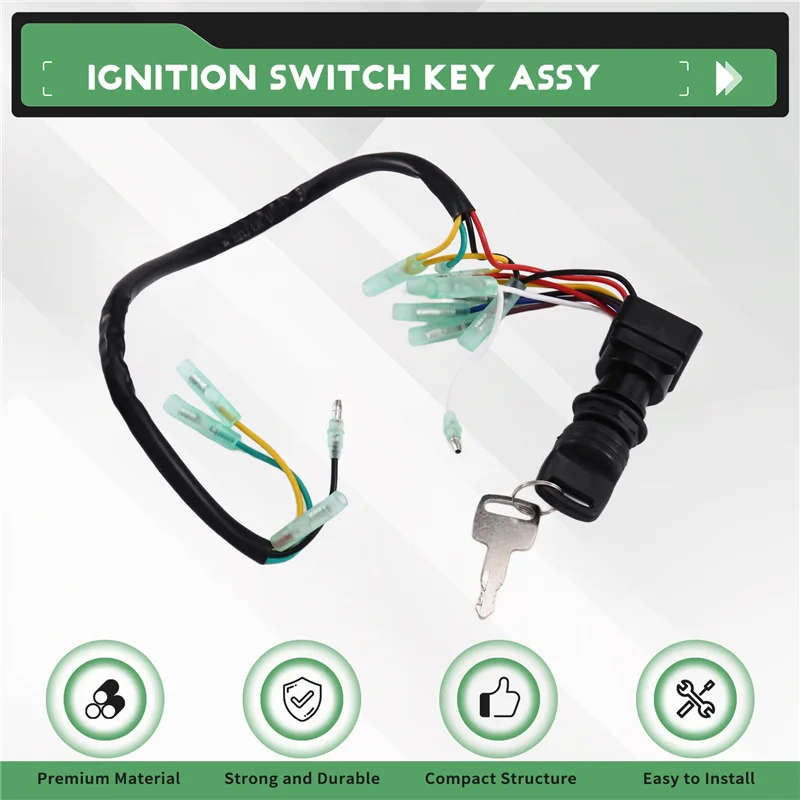 

Замените ключ зажигания MP51040 в сборе 703-82510-40 для блока управления подвесным двигателем Yamaha 703-82510-41 703-82510-43