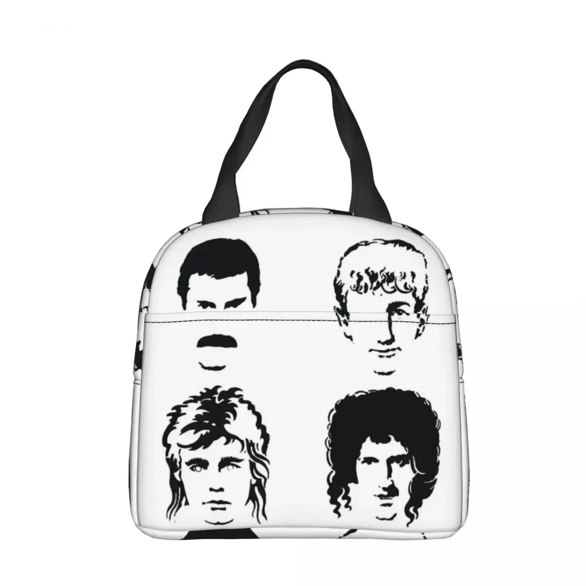 Queens Insulated Lunch Bags Thermal Bag Meal Container Freddies Mercurys Band Large Tote Lunch Box Food Bag School Picnic