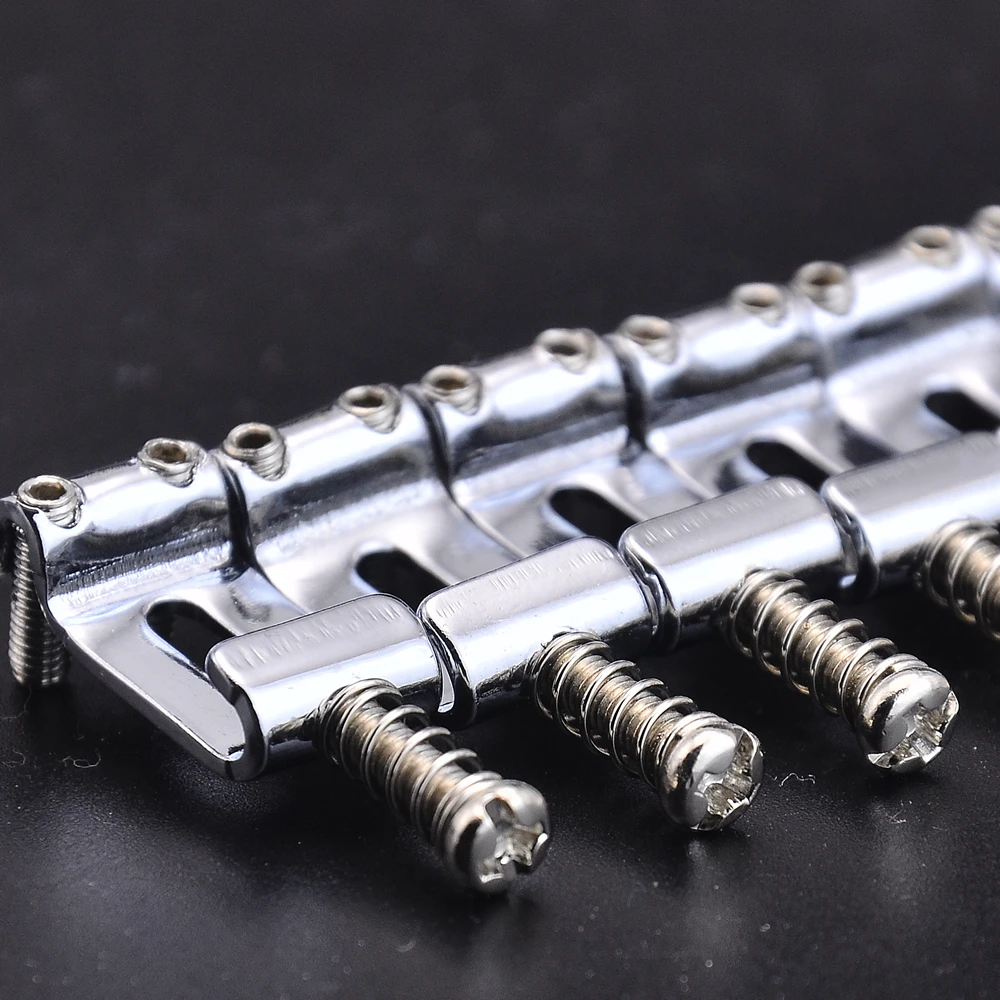 1 Set ( 6 Pieces )  Alloy Steel  Vintage Electric Guitar Tremolo Bridge Saddle 10.5MM/11.2MM