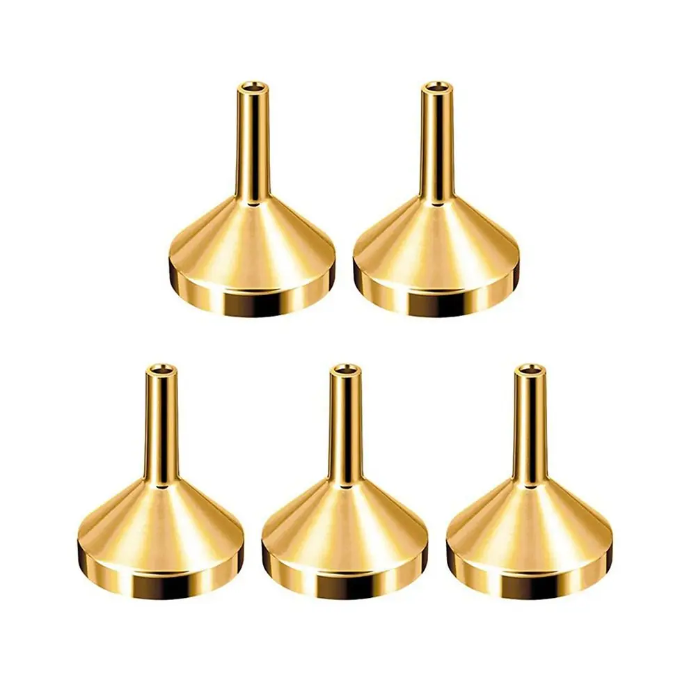 Kitchen Accessories Small Mini Funnel Silver Gold Wide Mouth Perfume Funnel Canning Kitchen Tools Perfume