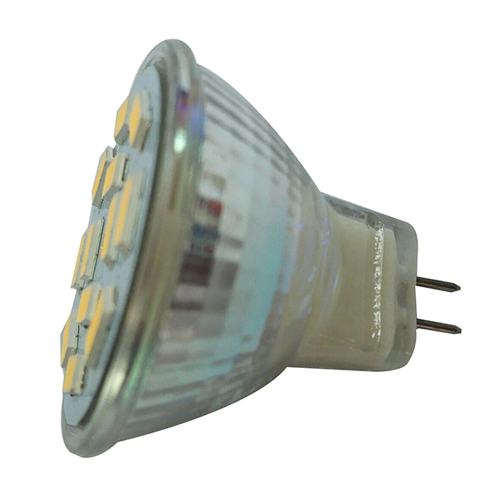 DT17 10X 6W GU4 MR11 LED Spotlight, 12 SMD 5730 570Lm DC 12V Warm White, 180 Degree for Accent Lighting
