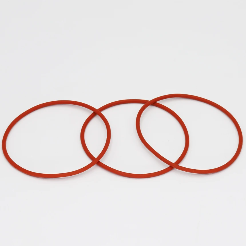 40pcs 40x2.4 40*2.4 41x2.4 41*2.4 42x2.4 42*2.4 43x2.4 43*2.4 (OD*Thickness) VMQ Food Grade Red Silicone Oil Seal O Ring Gasket