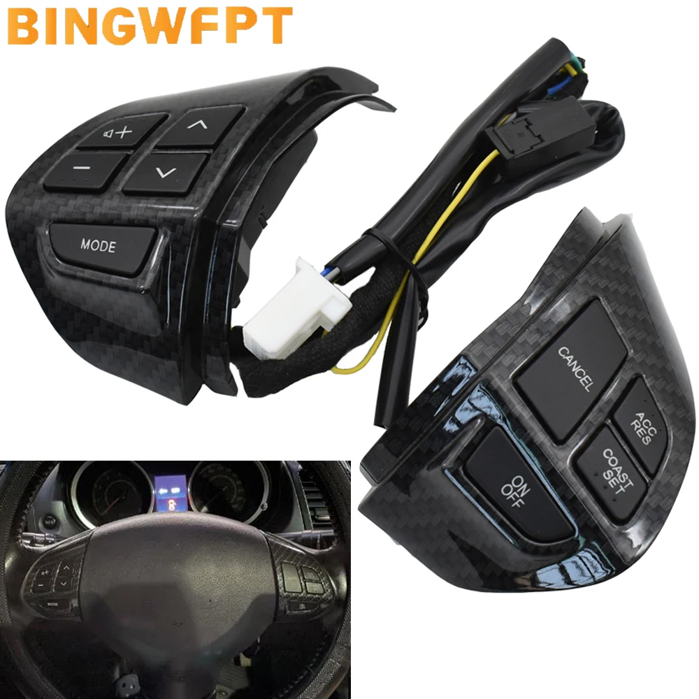

High Quality New 10 Pins Steering Wheel Volume Sound Button Fit For MITSUBISHI LANCER OUTLANDER ASX 2007 - 2011
