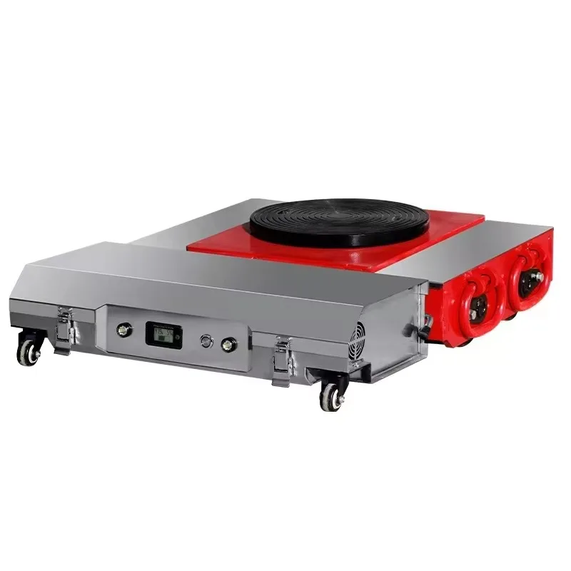 

New Wireless Remote Control Multifunctional Electric Cargo Transporter Mobile Pulley Machine Skates, for Material Handling