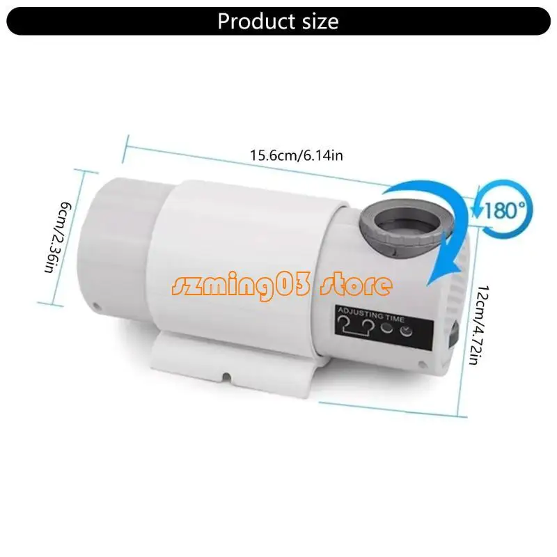 H9EC Remote Control LED Projeção Despertador com brilho ajustável Múltiplos sons alarme para a visualização fácil da noite