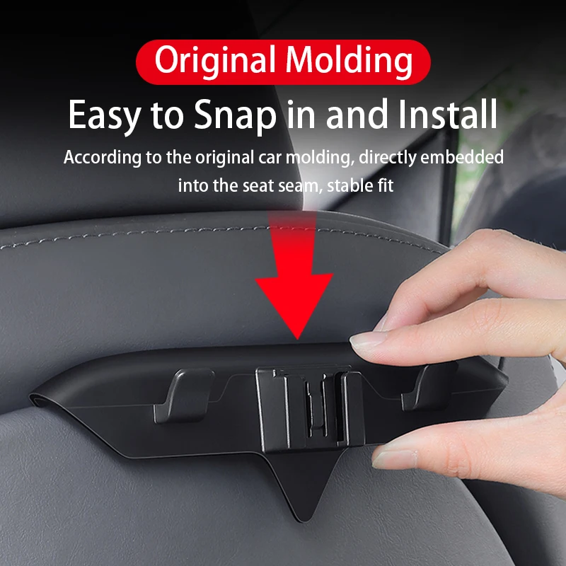 Per Tesla Model Y /3/S/ Car Seat Back Hook per modello 3 2024 Car Seat Back Car Phone Holder Tablet Holder per accessori Tesla