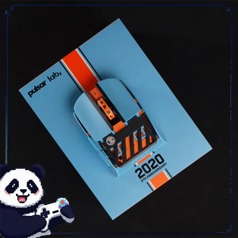 Pulsar X2F Gaming Mouse 5th Anniversary Limited Edition Finger Grip Mouse 8k 3950 Wireless FPS Esports Accessorie PC Laptop Gift