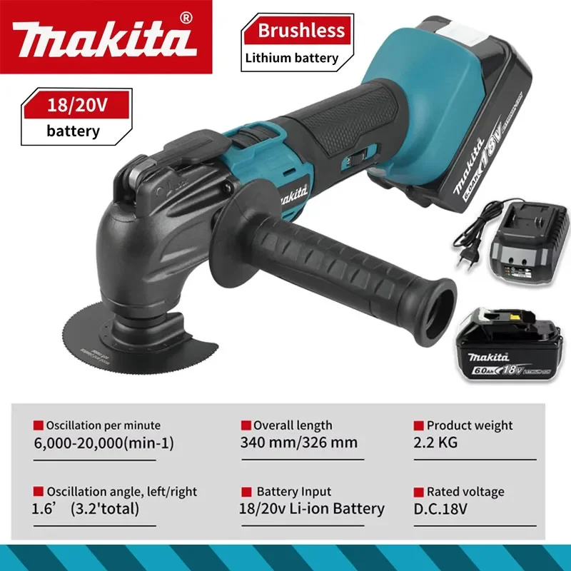 Makita Brushless Quick Release Oscillating 18V Tool Multi Functional Tool Renovator Electric Trimmer Compatible For MAKITA 18V