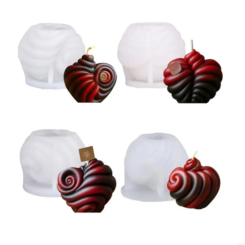 

Q0KA Striped Heart Silicone Soap Molds Silicone Molds for Epoxy Resin