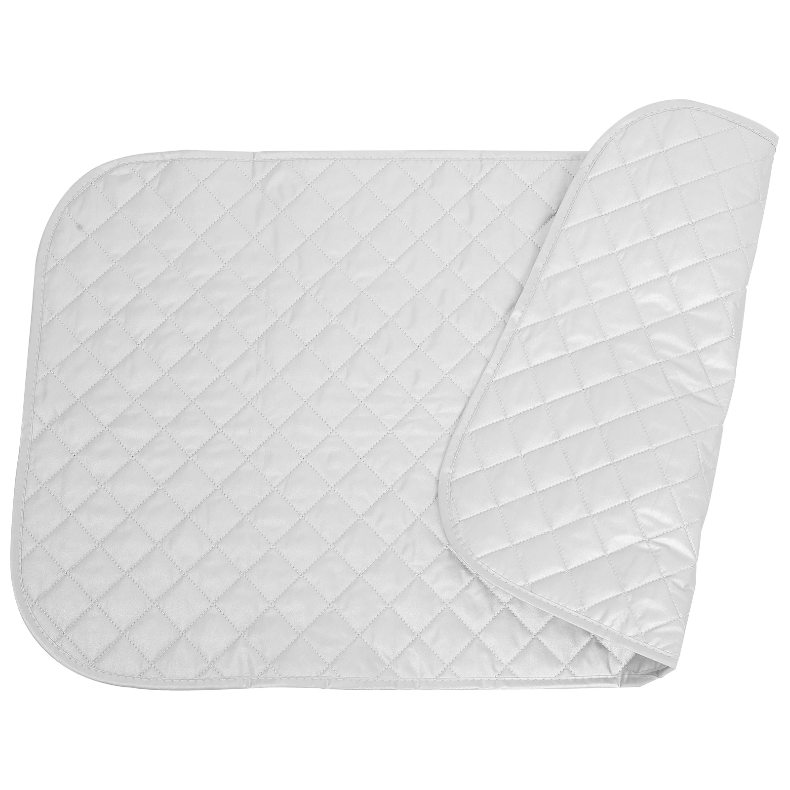 

Ironing Mat Heat Resistant Cotton Foldable Portable Ironing Pad For Travel Non-Slip Laundry Room Essentials 59X55Cm Silver