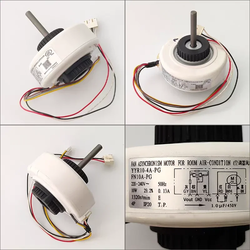 Novo para gree ar condicionado ventilador interno motor selado de plástico YYR10-4A-PG FN10A-PG