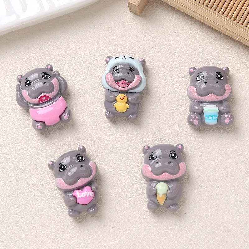 JIBBITZ Cute Hema Series DIY Removable Shoe Charms For Crocs Resin Material DIY Shoe Decorations Party Gift Favors