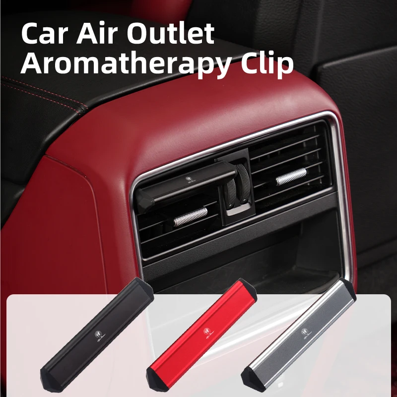 Clip aromatizante para ventilación de aire del coche, ambientador de aromaterapia para Alfa Romeo 159 Giulietta Giulia 147 Mito 156 166 GT