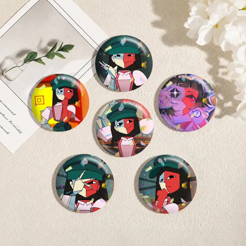 D-Dream BBQ ENA  25mm 32mm 44mm 58mm 75mm Brooches Badges Pins for Accessories Gift