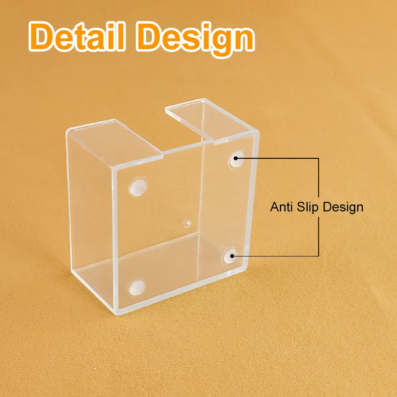 Acrylic Sticky Note Holder Clear Acrylic Notepad Holder Memo Note Dispenser Notepad Holder For Home Office Desk Organizer