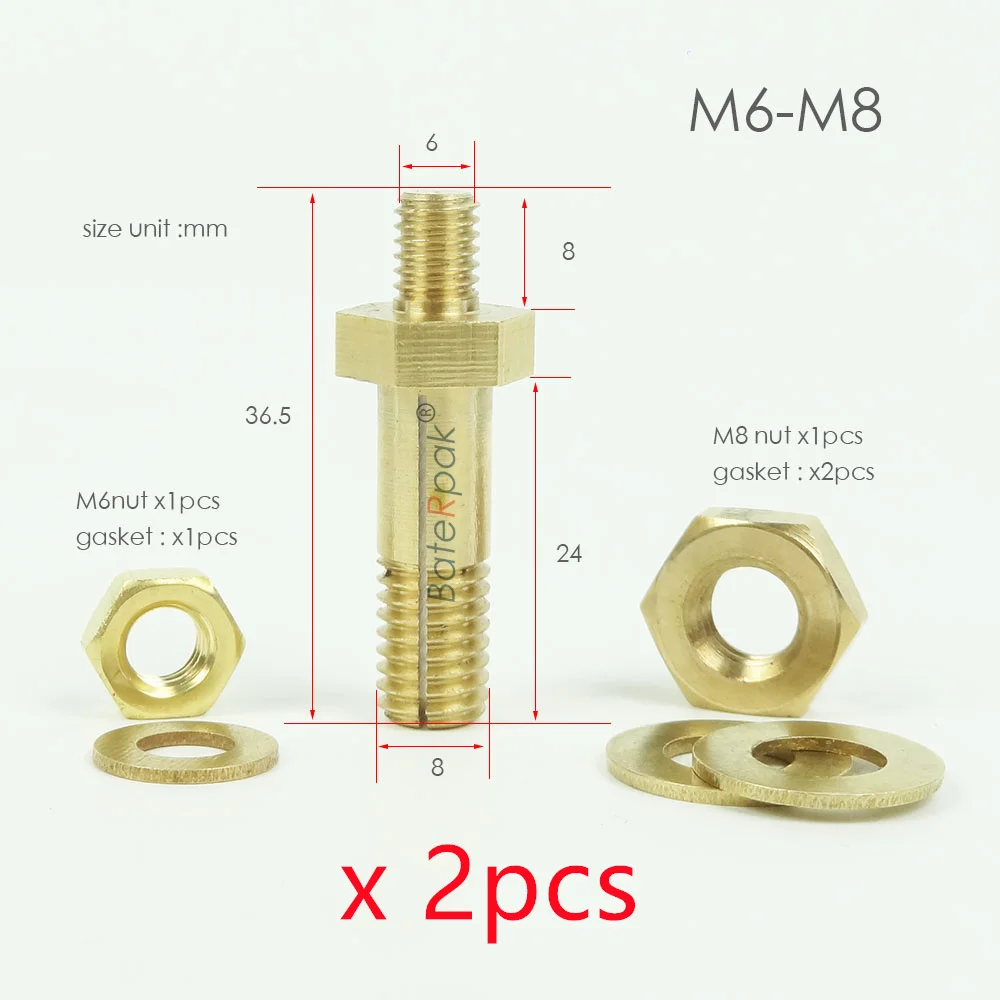 Parafuso de bronze da barra de vedação térmica do aferidor do vácuo, parafuso dividido de cobre da parte da máquina da selagem do vácuo de BateRpak, preço de 2 pces