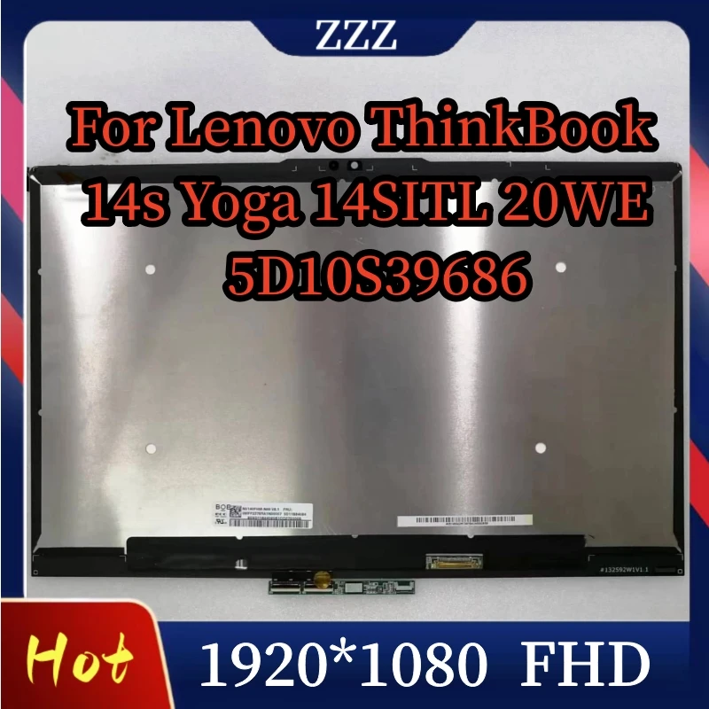 

For Lenovo ThinkBook 14s Yoga ITL 20WE 5D10S39686 Yoga 14s LCD Touch Screen Laptop Replacement