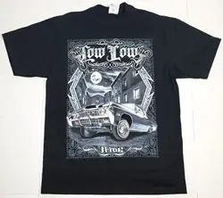 LOWRIDER T-shirt Low Rider Urban Streetwear 100% Cotton Men's Tee Black New