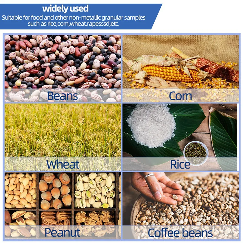 Grain Moisture Tester Beans Corn Wheat Rice Peanut Moisture Tester Digital Corn Wheat Moisture Humidity Gauge Meter Detector
