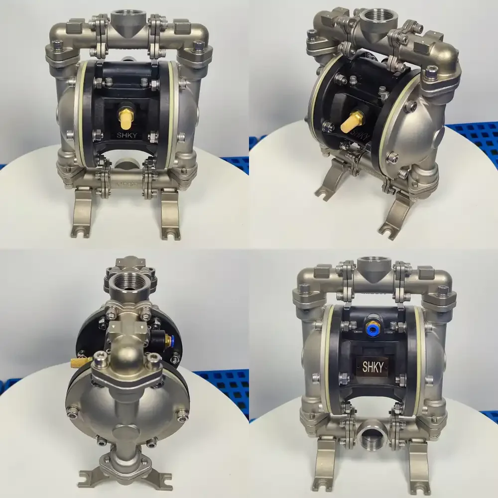 

Stainless Steel 316L Pneumatic Double Diaphragm Pump for Industrial Fluid Transfer for Chemical Processing for Oil and