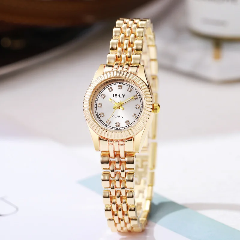 العلامة التجارية النساء الساعات الفاخرة الفولاذ المقاوم للصدأ حزام ساعة كوارتز دروبشيبينغ الفاخرة السيدات فتاة هدية ساعات المعصم دروبشيبينغ