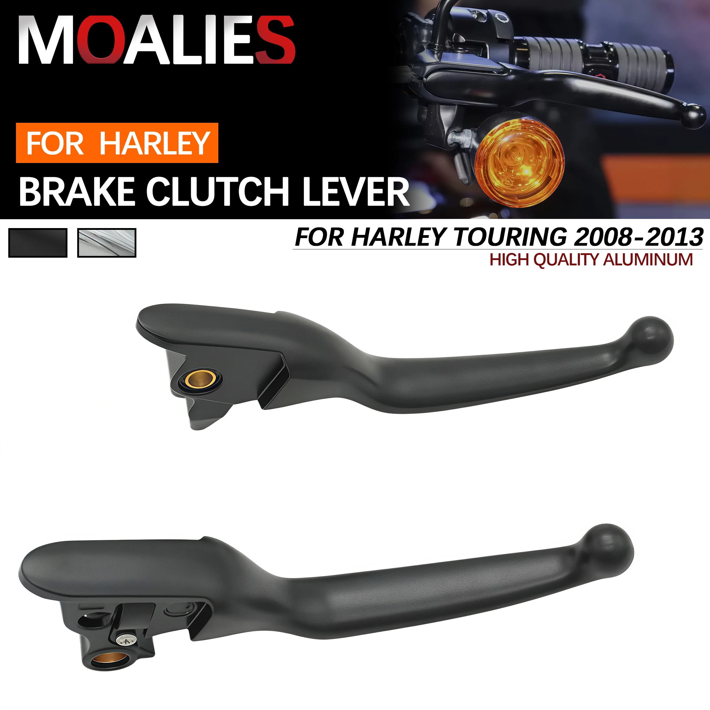 Levier d'embrayage de frein haute performance pour Harley Touring Road King Street Glide Road Glide Electra Glide Ultra 2008-2013