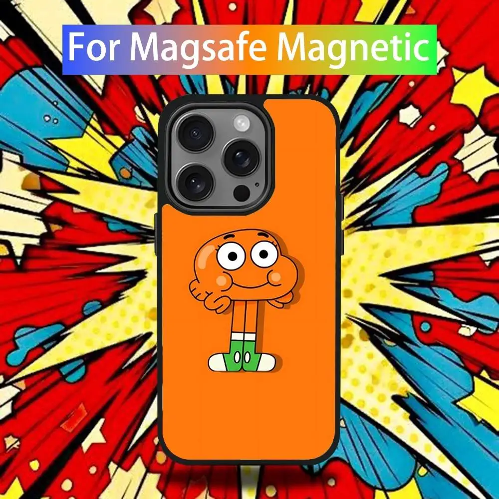 A-Amazing World G-Gumball Phone Case For iPhone 17,16,15,14,13,12,11,Pro,Max,Plus,Mini,SE4,E Magnetic Magsafe Wireless Charging