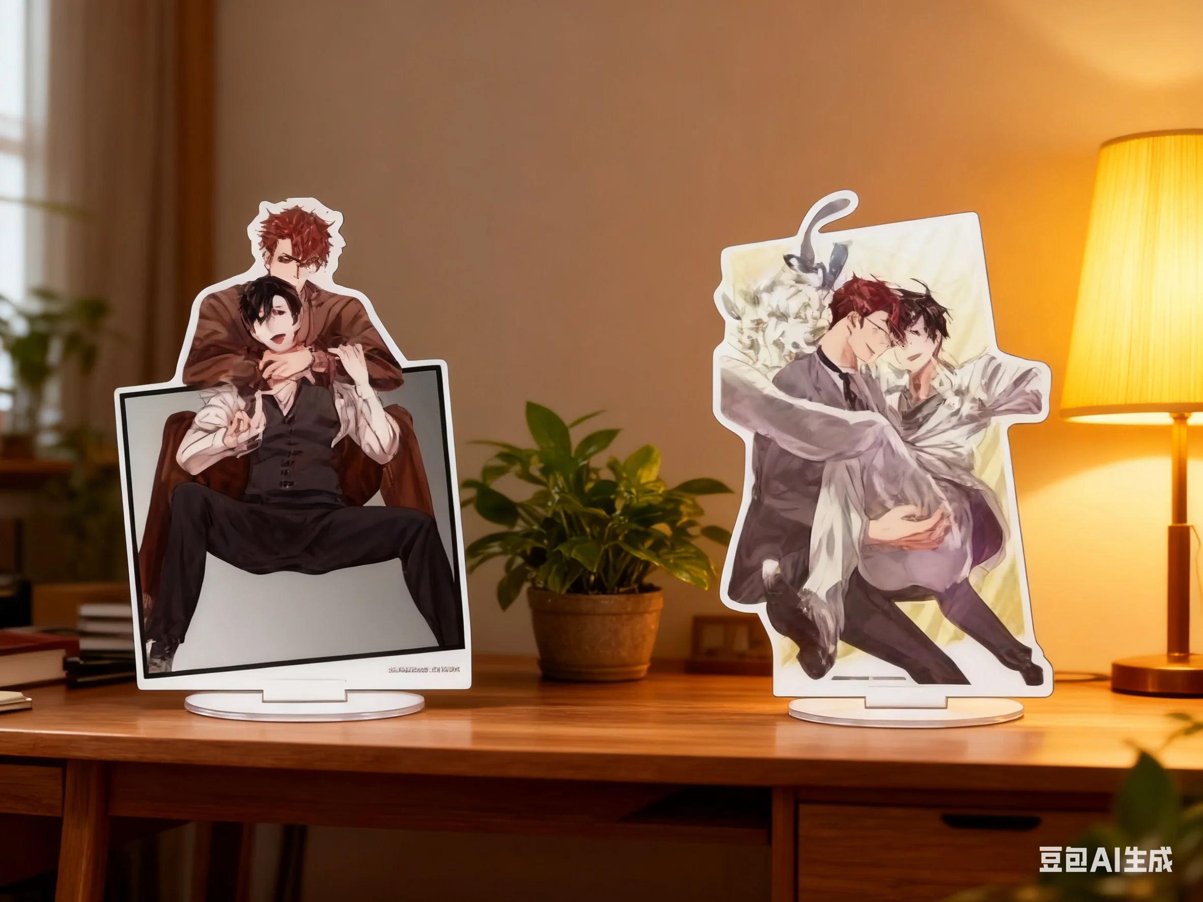 

Factory outlet store Anime His kiss with the scent of lies Acrylic Stand Plate Decoration Desk Figure Display BL Accessorie Gift