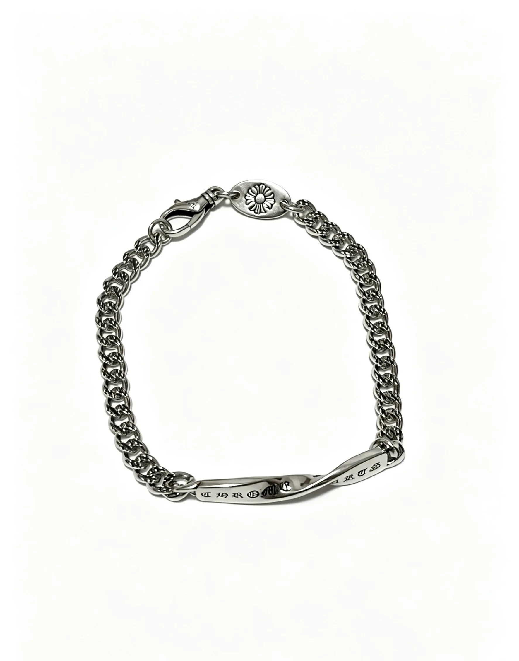 S925 sterling silver charm retro old Mobius couple bracelet bracelet personalized fashion versatile fashion gift