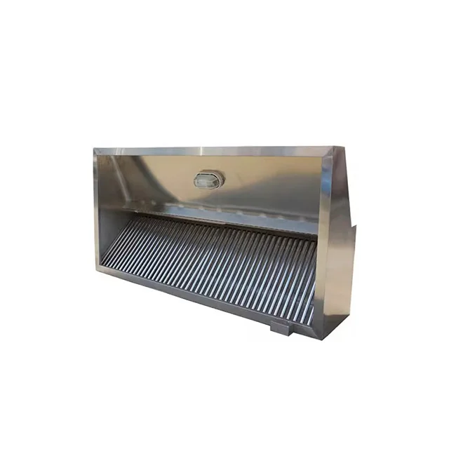 شفاط المطبخ التجاري، فتحة تهوية عادم من الفولاذ المقاوم للصدأ مع أنبوب مربع موفر للطاقة وميزة مرنة للمستشفيات