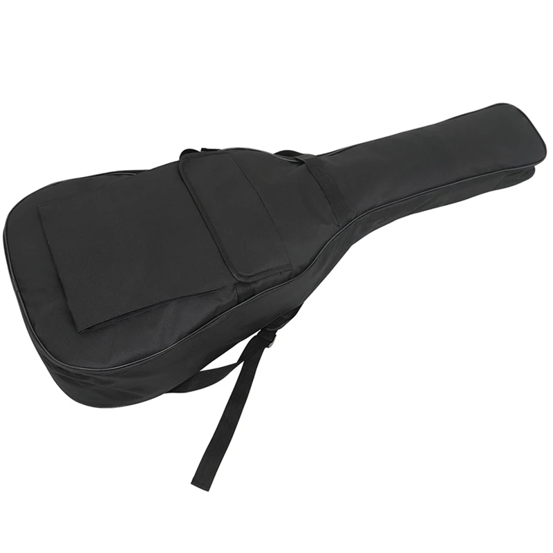 The New 41-Inch Guitar Bag 210 Lining Full Polyester Thin 8 Mm Thick Can Be Carried On Both Shoulders With Side Pockets