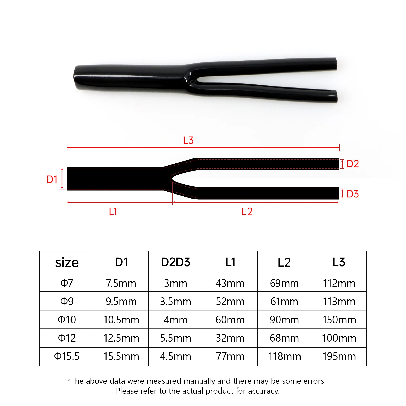 1~100P Size 7/9/10/12/15.5mm PVC Y Splitter Pant Boot Wire Boots Y-shaped Sleeve Tube Speaker Audio Cable Wire Cable Pants