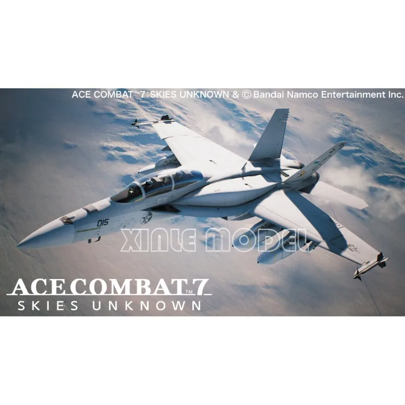 Hasegawa Scale Model Kit 52444 Ace Combat 7 Skies Unknown: F/A-18F Super Hornet Block III w/Conformal Fuel Tanks 1/72