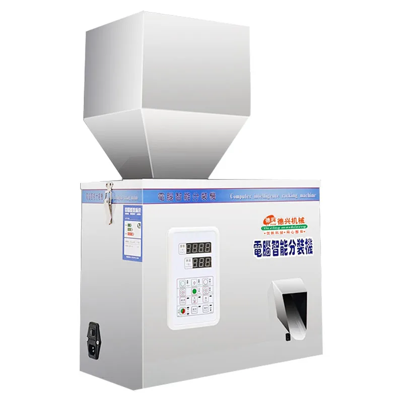 1-500g Auto Stainless Steel Particle Powder Bag Weighing Subpackage Device Filling Machine
