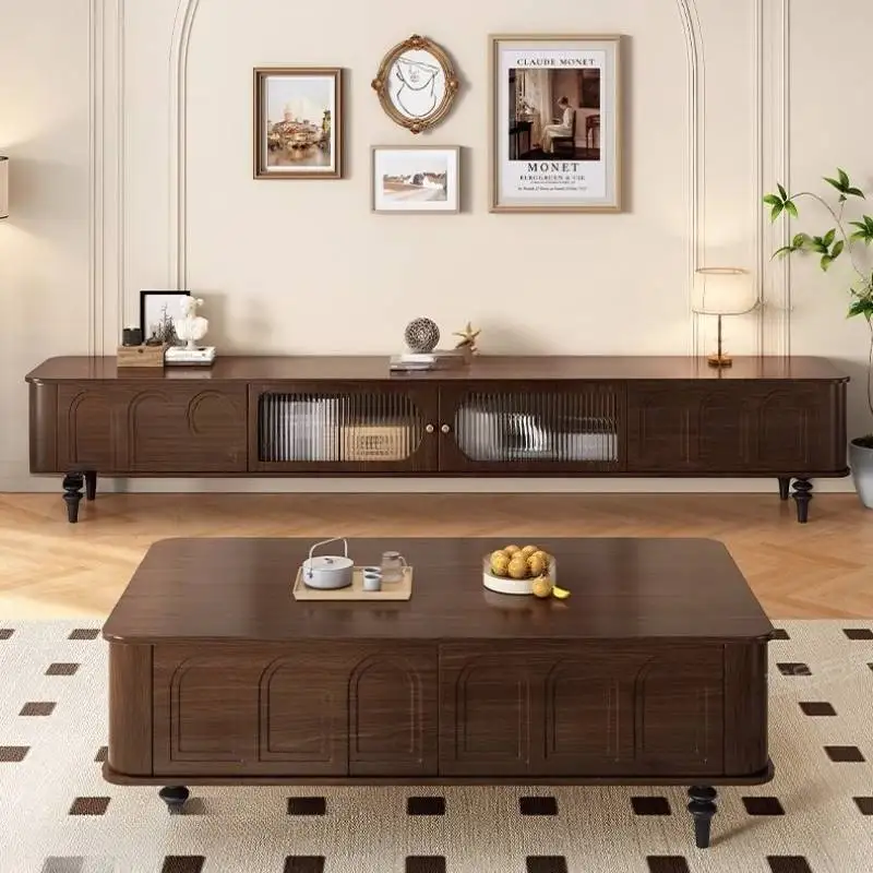 

Vintage Brown Tv Cabinet Decoration Drawers Design Luxury Living Room Tv Cabinet Lounges Storage Mueble De Tv Furniture For Home