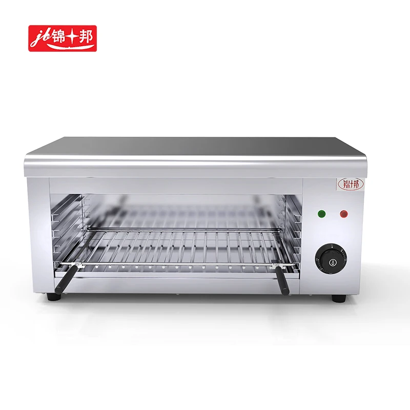 CE Certified Heavy-Duty Stainless Steel Electric Grill Salamander Toaster Commercial Desktop Restaurant BBQ Condition New