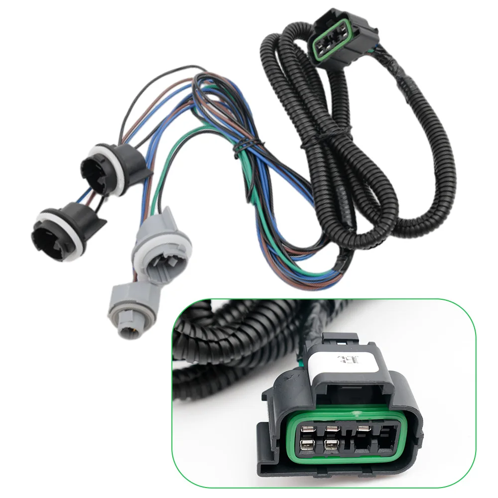 

2pcs For Chevrolet Silverado 1500 2500 3500 HD 2003 2004 2005 2006 2007 Rear Lamp Tail Light Wiring Harness 16531401 16531402